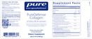 puredefense collagen pure encapsulations label
