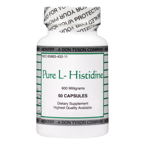 pure l-histidine 600 mg montiff