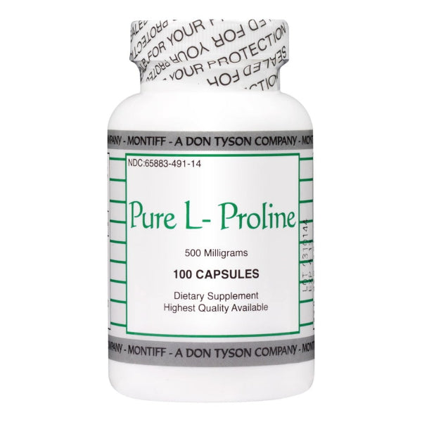 pure l-proline 500 mg montiff