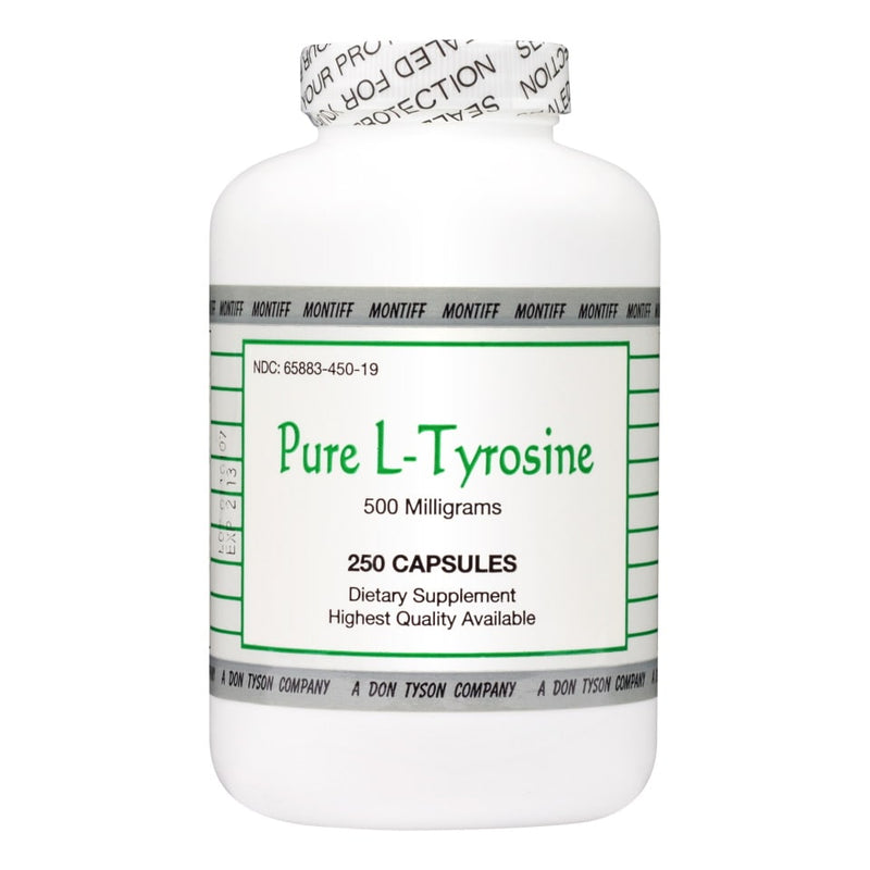 Pure L-Tyrosine 500 mg Montiff 250 Caps