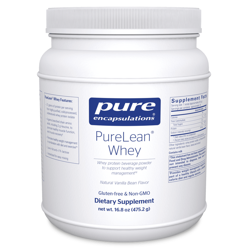 PureLean® Whey 432 g (Pure Encapsulations) Front
