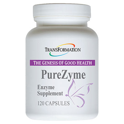 PureZyme 120 caps (Transformation Enzyme) Front