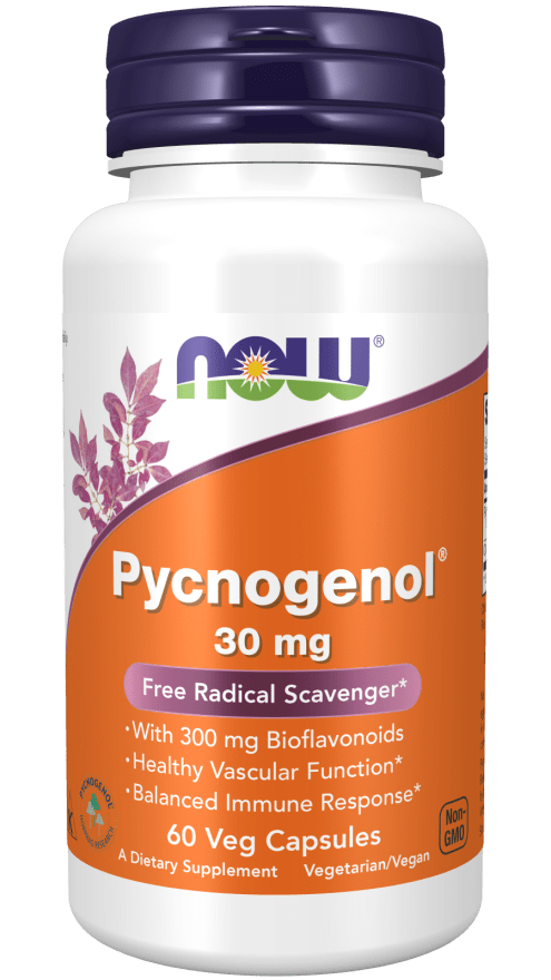 Pycnogenol 30 mg (NOW) Front