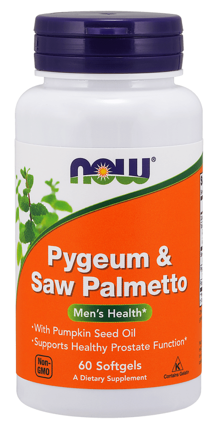 Pygeum & Saw Palmetto (NOW) Front