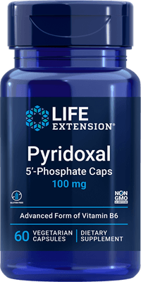 Pyridoxal 5'-Phosphate Caps (Life Extension) Front