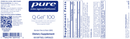 q-gel 100 pure encapsulations label