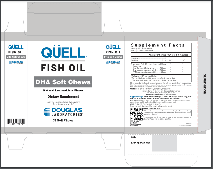 Quell Fish Oil Chewables Douglas Labs