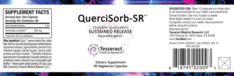 QuerciSorb SR (Tesseract Medical Research) Label