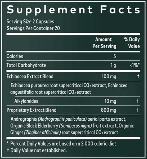 quick defense gaia herbs supplement facts