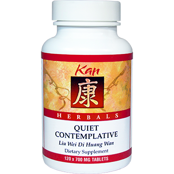 Quiet Contemplative Tablets (Kan Herbs Herbals) 120ct Front