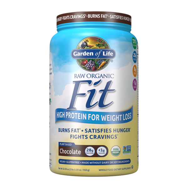 raw organic fit chocolate (garden of life)