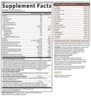 raw organic fit chocolate (garden of life) supplement facts