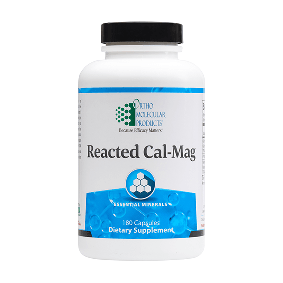 reacted calmag | reacted cal-mag 180 capsules ortho molecular products