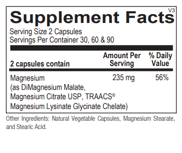 reacted magnesium ortho molecular supplement