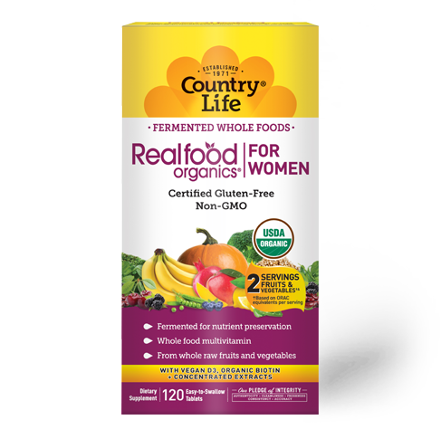 RealFood Organics for Women (Country Life) Front