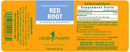 red root herb pharm label