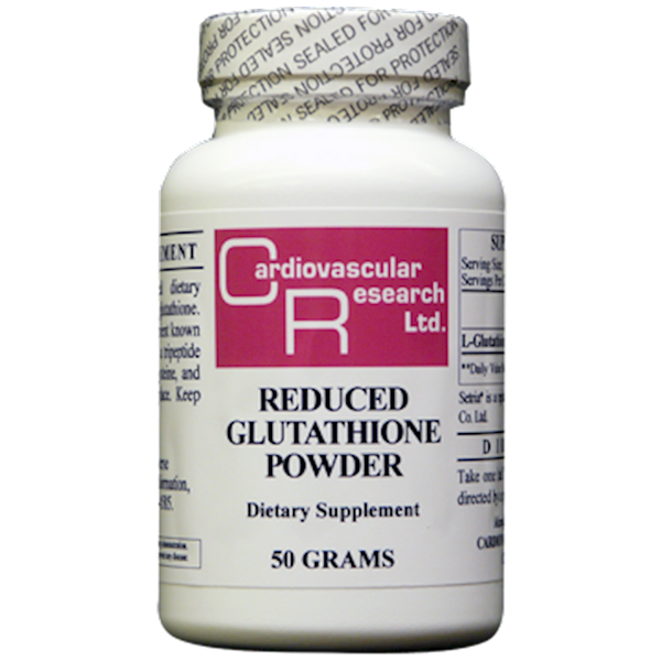 Reduced Glutathione Powder (Ecological Formulas) Front