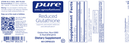 reduced glutathione pure encapsulations label