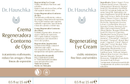 regenerating eye cream dr. hauschka skincare label