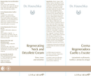 regenerating neck and decollet dr. hauschka skincare label