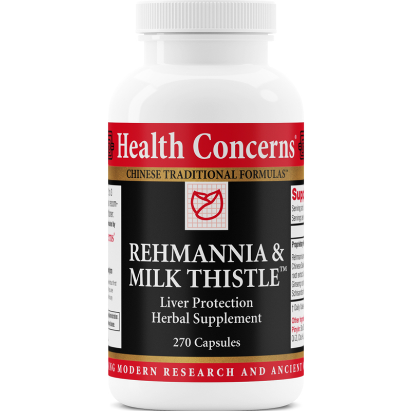 Rehmannia & Milk Thistle 270 Count (Health Concerns) Front