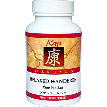 Relaxed Wanderer Tablets (Kan Herbs Herbals) 120ct Front