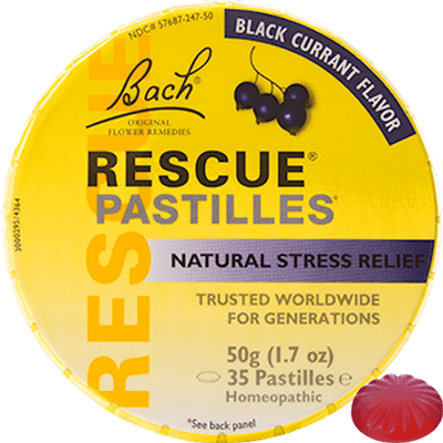 Rescue Pastilles Black Currant (Nelson Bach) Front