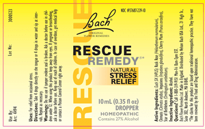 Rescue Remedy (Nelson Bach) 0.35oz Label