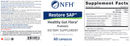 restore sap (nfh nutritional fundamentals) label