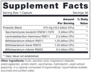 restore sap (nfh nutritional fundamentals) supplement facts