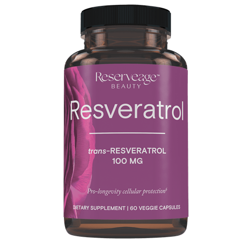 Resveratrol 100 mg (Reserveage) Front