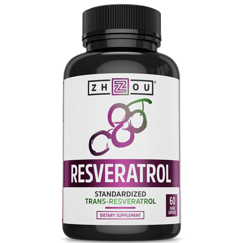 Resveratrol 1000 mg (ZHOU Nutrition) Front