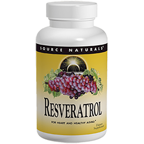 Resveratrol 200 (Source Naturals) Front