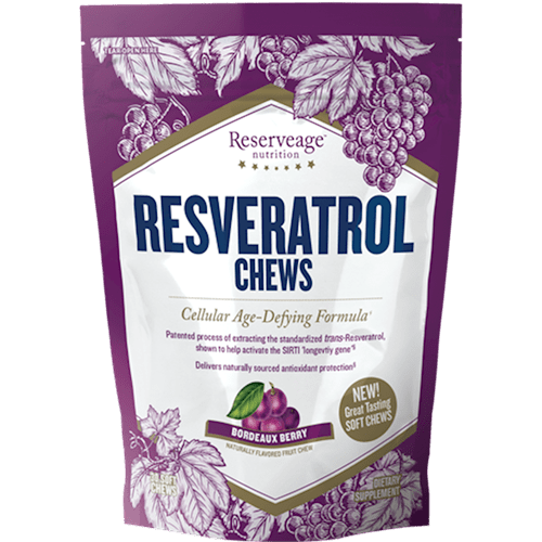 Resveratrol Chews (Reserveage) Front