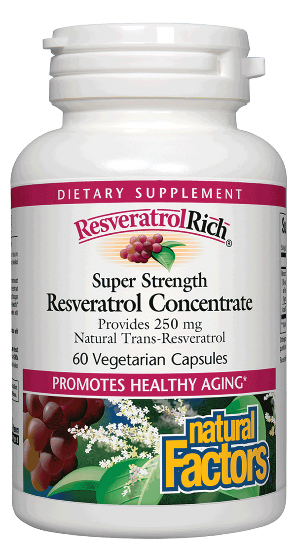 Resveratrol Concentrate (Natural Factors) Front