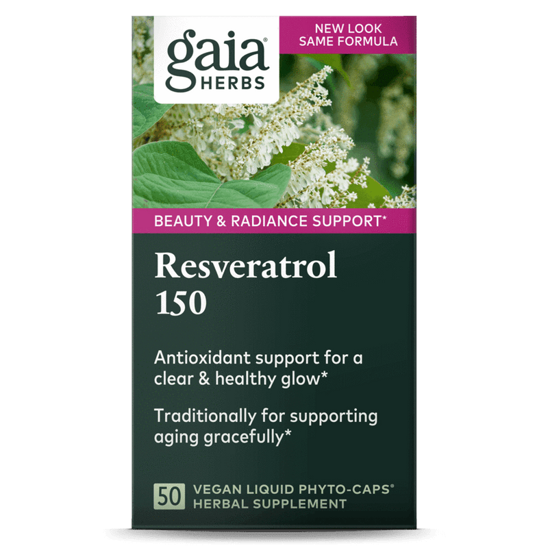 Resveratrol 150 (Gaia Herbs) Box