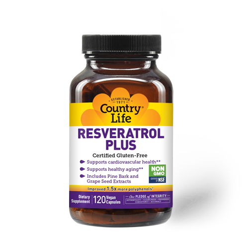 Resveratrol Plus (Country Life) Front