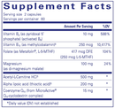 revitalage nerve pure encapsulations supplement facts