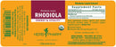 rhodiola herb pharm label