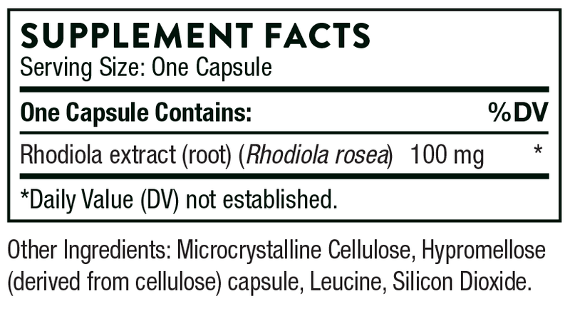 Rhodiola Thorne Products