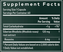 rhodiola rosea gaia herbs supplement facts