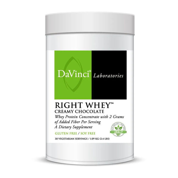 Right Whey Creamy Chocolate DaVinci Labs Front