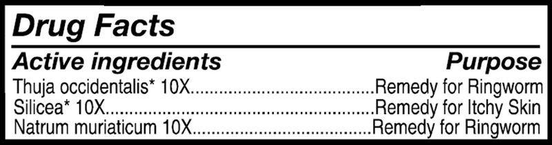 ringworm anti-fungal (forces of nature) drug facts