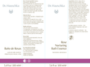 rose nurturing bath essence dr. hauschka skincare label