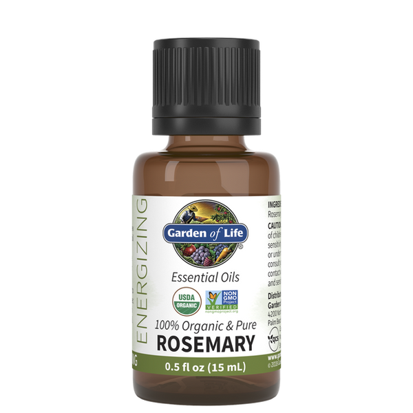 Rosemary Essential Oil Organic (Garden of Life) Front