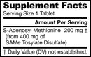 SAM-e 200 mg 60 Count