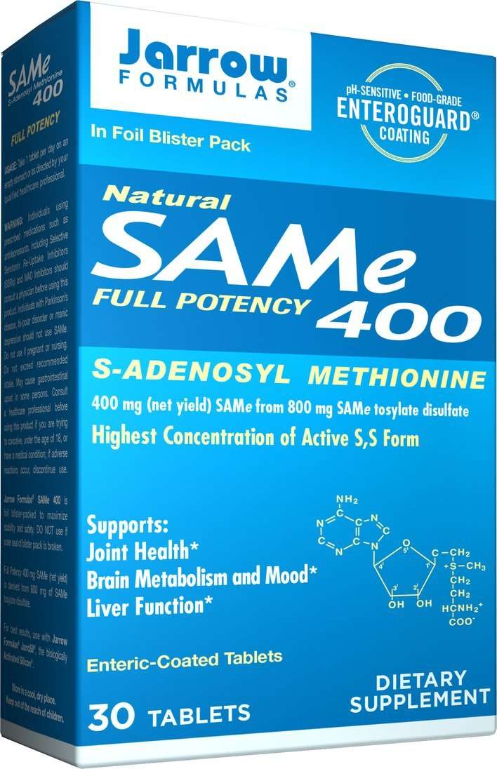 SAM-e 400 mg 30ct Jarrow Formulas old