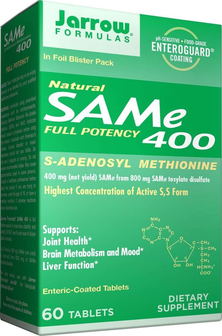SAM-e 400 mg 60ct Jarrow Formulas old