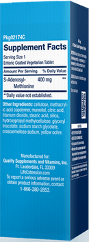 SAMe 400mg 60 Count