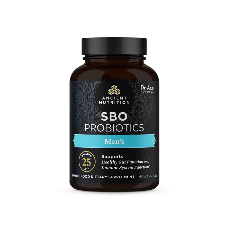 SBO Probiotics Men's (Ancient Nutrition) Front | bacillus subtilis probiotic